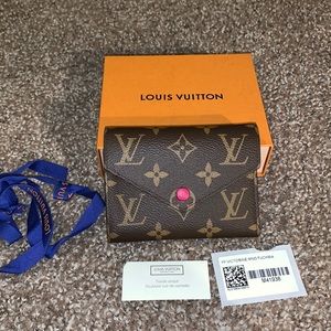 Louis Vuitton Victorine Wallet Monogram and Fuchsia